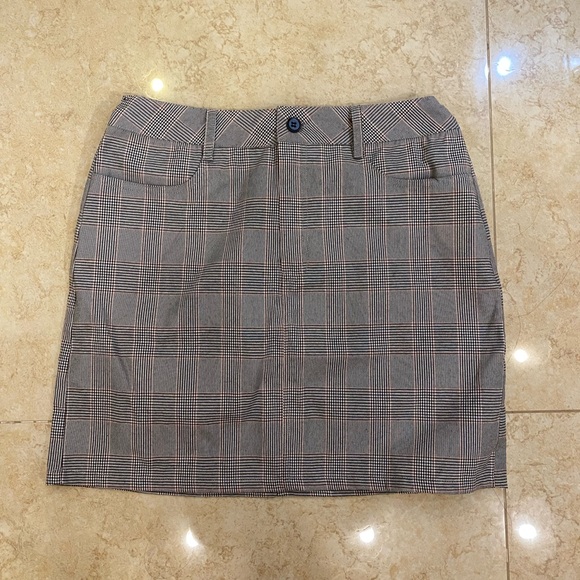 Grey Plaid Skirt - Picture 1 of 1
